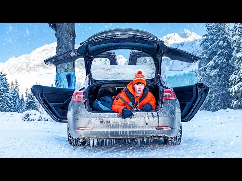 I Tried Tesla Camping In -64°F (-53°C)