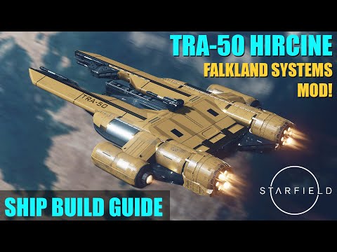 Starfield Ship Building Guide - TRA-50 Hircine | Featuring Falkland Systems Mod