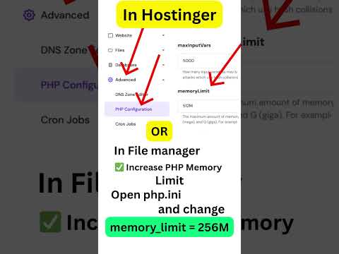🔥 Fix Memory Exhausted Error in Seconds! (100% Working) 💻 #CodePressAcademy #ytshorts #shorts