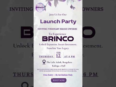 Scale Your Brand with BRINCO | Launch Event