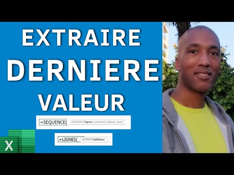 Comment extraire les dernières lignes d'un tableau Excel (sans VBA)