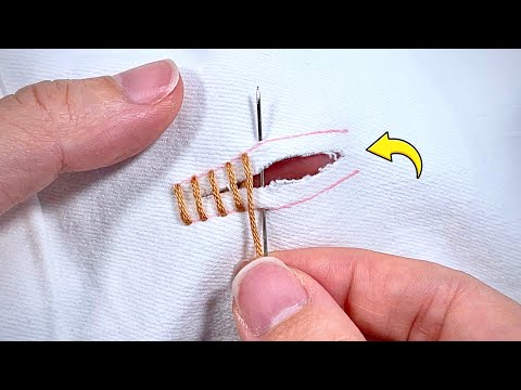 9 Beautiful Ways to FIX ANY HOLE in Clothes | HAND REPAIR Tutorial (Jady Kreativ)