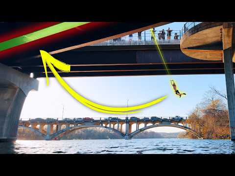 The Scariest Rope Swing We’ve Ever Done! 🇺🇸