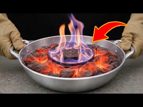 DIY 3-in-1 Heater from Old Aluminum Wok – No Power, No Gas, Just Free Energy at Home 😱!