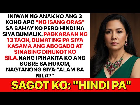 Iniwan ako ng anak ko ang 3 kong apo… 13 taon matapos, idinawit niya ako sa pagdukot!