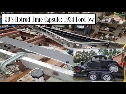 Boxing an original 1934 Ford Frame