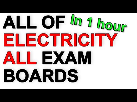 ALL of A Level Electricity in 1 hour