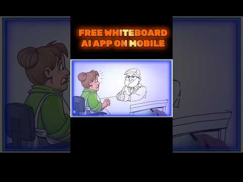 Best free AI whiteboard animation app. #ai #whiteboardanimation