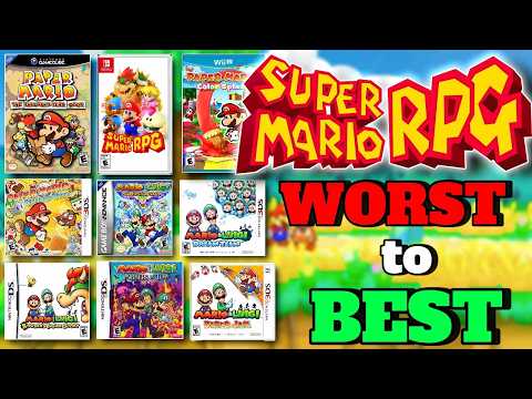 Ranking EVERY Mario RPG From WORST to BEST!
