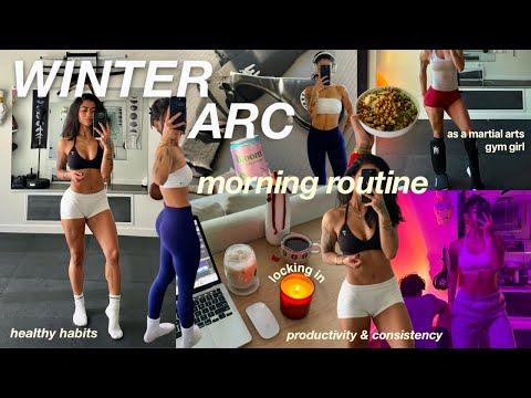 winter arc 5am morning routine | locking in for the end of the year, healthy habits & romanizing