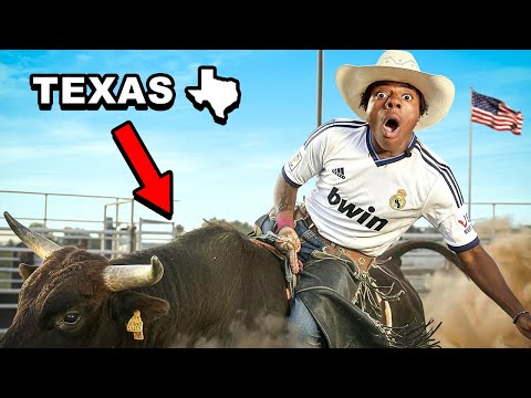iShowSpeed's First Time BULL RIDING  *GONE WRONG*
