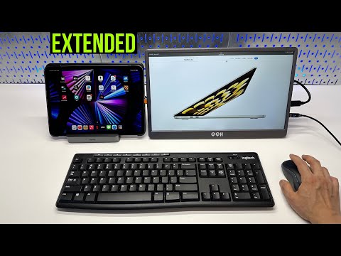 How to use Portable Monitor as iPad Extended Display using Baseus USB-C Steam Deck Hub