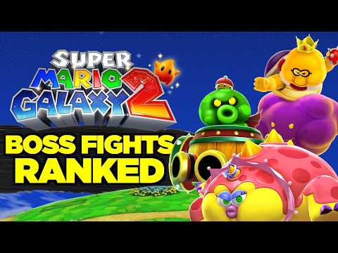 Super Mario Galaxy 2 Boss Fights RANKED from WORST to BEST!