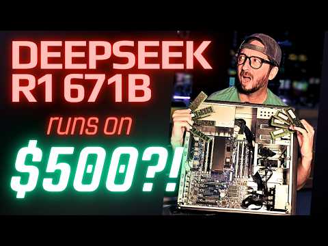 Deepseek R1 671b on a $500 AI PC!