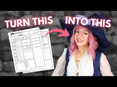Creating your wizard D&D Character