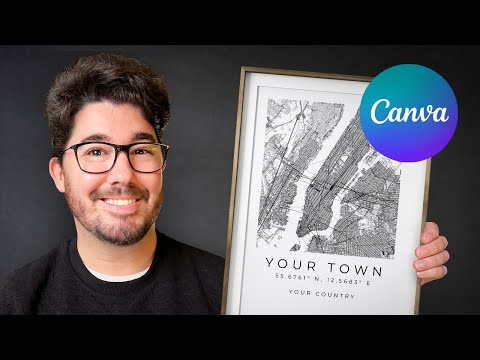 Create Custom City Maps in Canva (For Free)