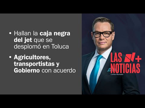 Hallan caja negra del jet que se desplomó en Toluca | Las Noticias - 18 de diciembre de 2025