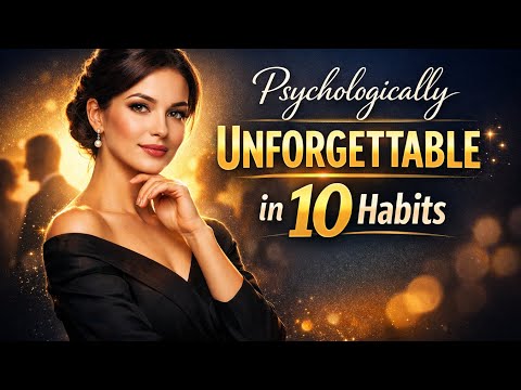 10 Elegant Habits That Make You Attractively Unforgettable.  [The Quiet Power Framework]