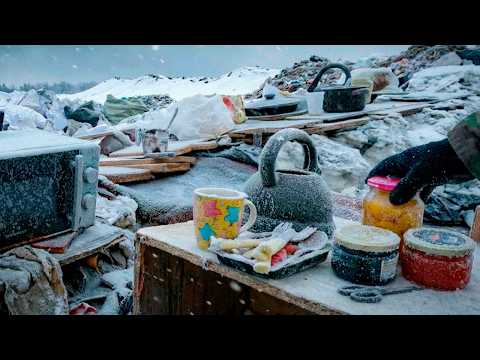 SURVIVING at Frozen Dump! My Valuable Finds Today