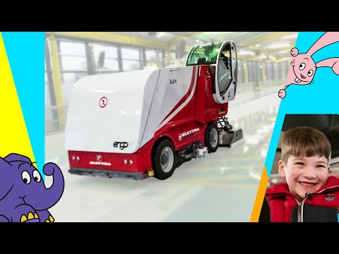 Moritz und die Maschinen: In der Eishalle mit der Eisbearbeitungsmaschine | Der Elefant | WDR