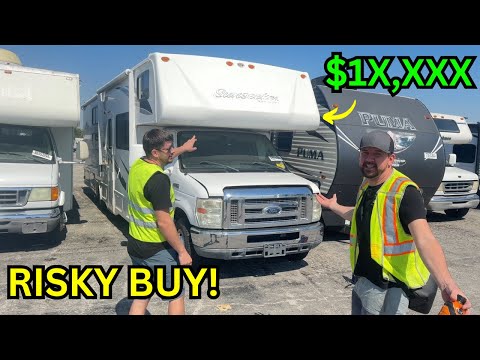 We Won a Sunseeker RV W/ Undercarriage Damage Without Checking It Out