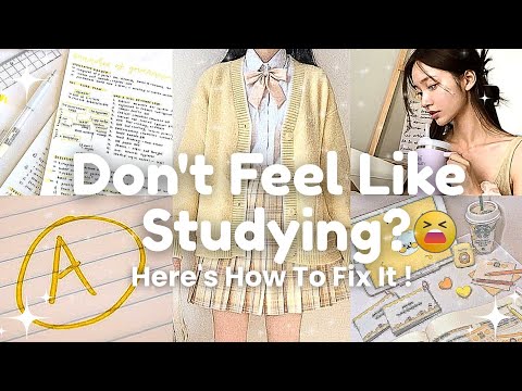 🌟 Watch This If You Can’t Study
