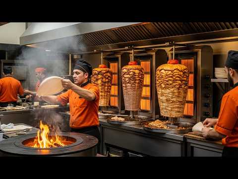 They Make Everything From Scratch! Beef, Chicken and Tandır Bread Process