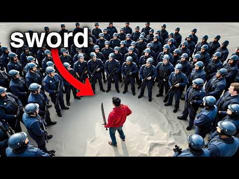 1 Guy Vs 100 Cops...