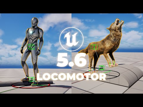 Make use of automatic foot placement with LOCOMOTOR in Unreal Engine 5.6 Preview