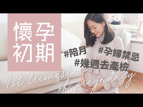 產檢？陪月？戒口？懷孕初期我做了甚麼？｜Alice Ha