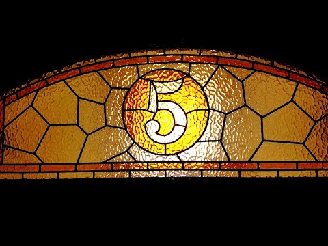 Poor man's stained glass for my front door