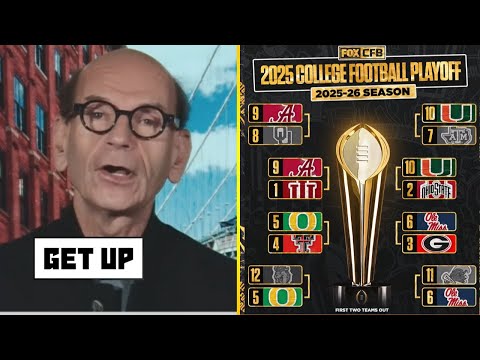 GET UP | Paul Finebaum bold predictions for CFP Quarterfinals: Alabama vs Indiana? Ohio St vs Miami?
