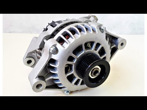 How an alternator works and how to use it as a generator without modifying it, Recalibrating