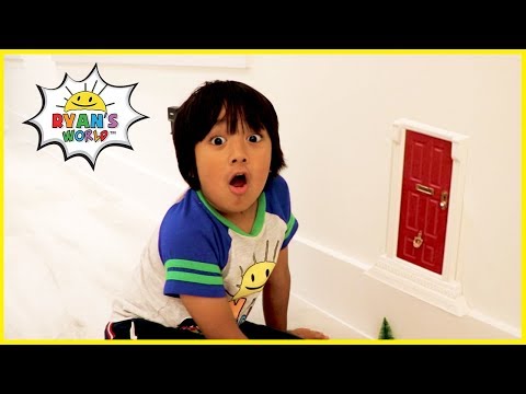 Ryan found a secret door in our House!!!!