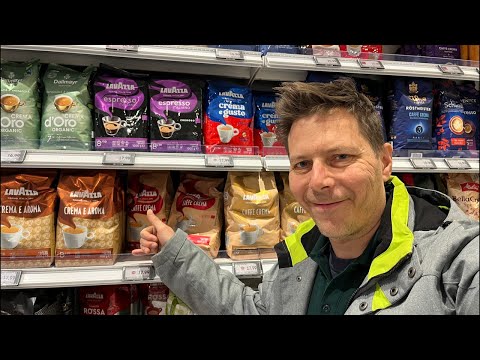 Going Shopping for Espresso Beans in a German Supermarket!