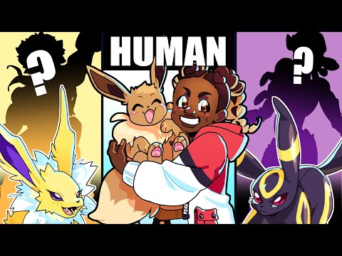 Eeveelutions as HUMAN BOYS