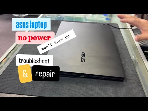 asus laptop won’t turn on repair