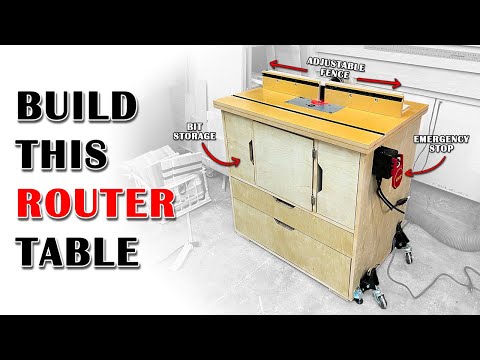 How To Make Router Table With DIY Router Fence