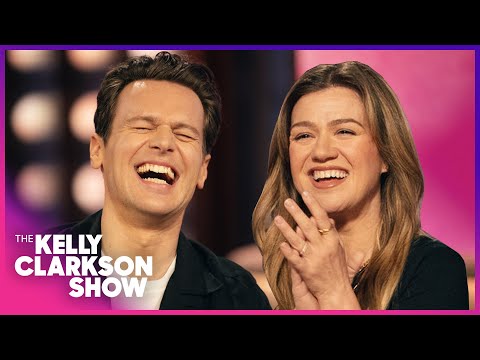 Jonathan Groff & Kelly Clarkson Can't Stop Laughing During Hilarious Interview