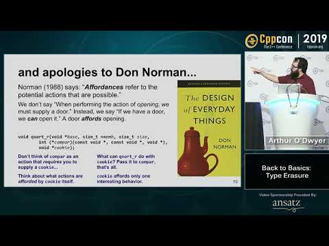 Back to Basics: Type Erasure - Arthur O'Dwyer - CppCon 2019