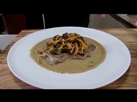 Scaloppina di vitello con i funghi