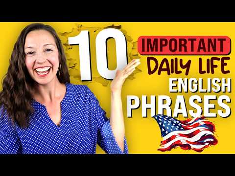 Speak English Confidently: Daily Life Vocabulary
