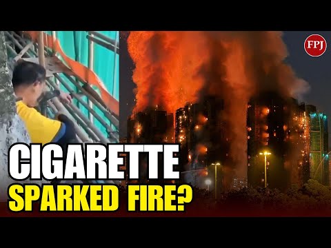Cigarette Caused Hong Kong Fire? Worker Seen Smoking Moments Before Tragedy