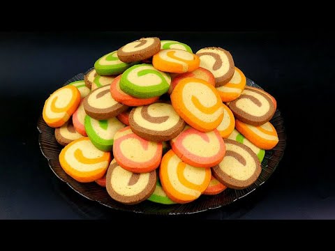 Saxon Cookies: Multicolored Shortbread Cookies. A step-by-step recipe and all the details!