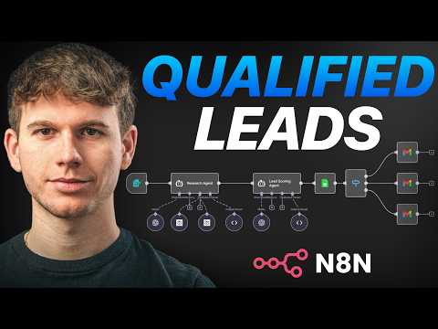 I Built an AI Agent That Instantly Researches and Qualifies Leads (n8n Tutorial)