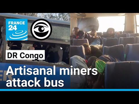 Bus carrying mineworkers pelted by stones in DR Congo • The Observers - France 24