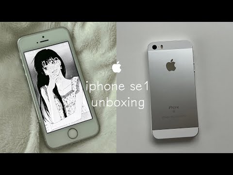  아이폰 se1 실버 언박싱ㅣ2024년에 se병 완치ㅣ카메라 색감 비교