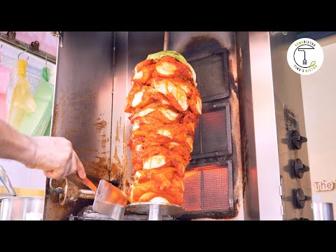 正統土耳其沙威瑪製作 「沙威核」的真面目？｜How to make Halal Turkish Chicken?｜克里斯丁細品 Feat.南機場土耳其沙威瑪Shawarma