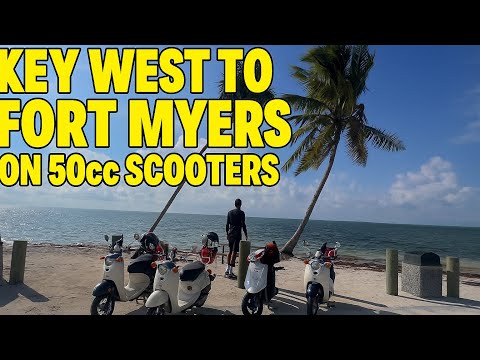 We Bought Cheap Scooters in Key West… Then Rode Them 300 Miles Home!
