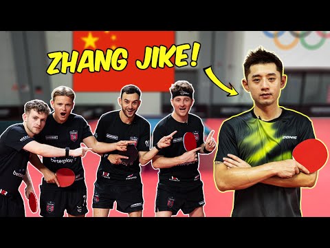 We Challenged Olympic Champion Zhang Jike!